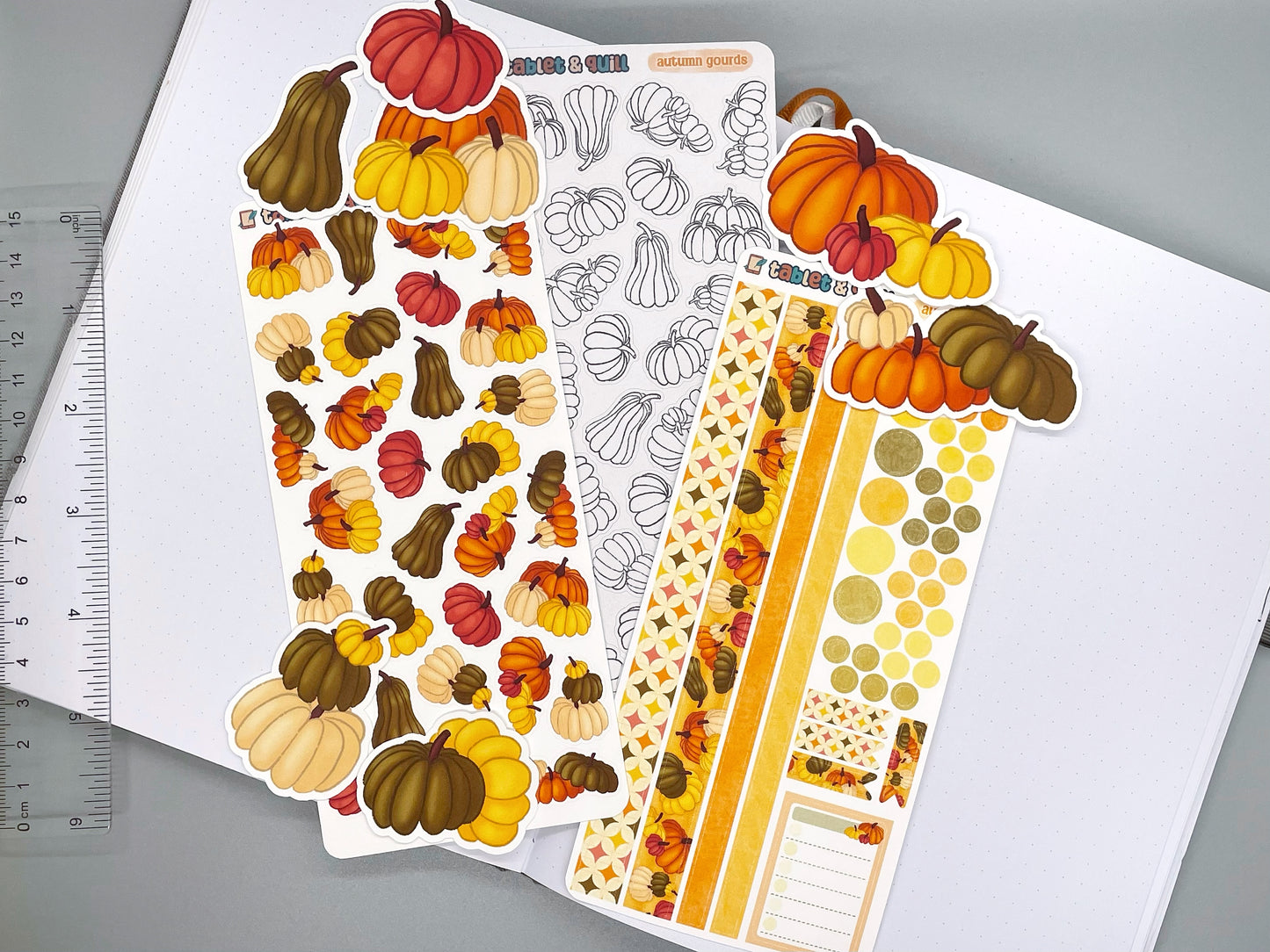 Autumn Pumpkins Sticker Bundle