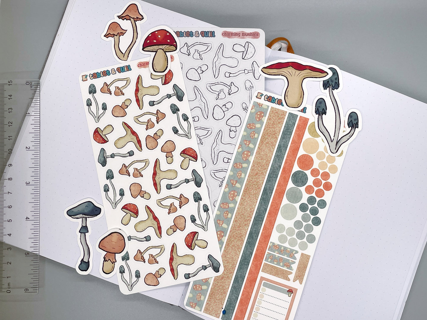 Charming Mushrooms Sticker Bundle