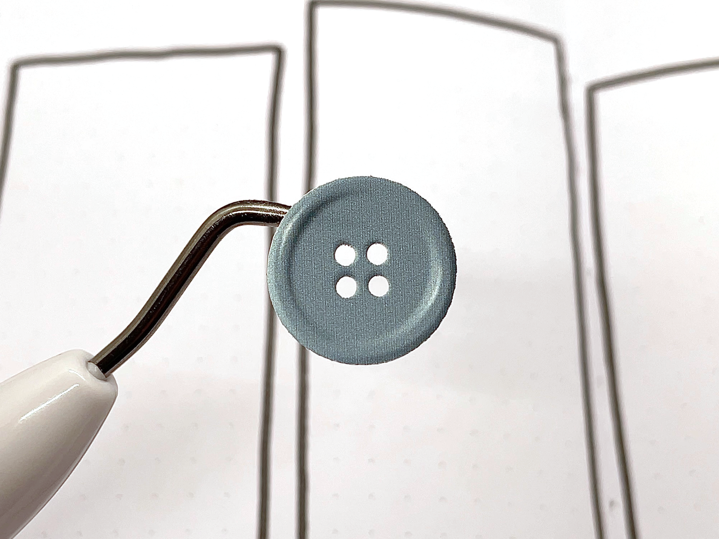 Realistic Blue & Teal Decorative Buttons Sticker Sheet