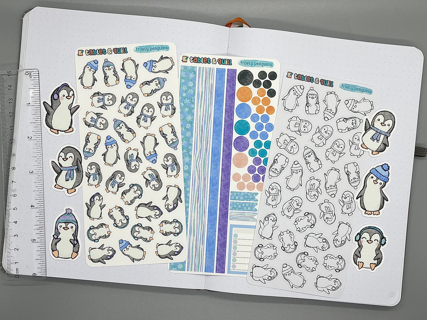 Frosty Penguins Sticker Bundle