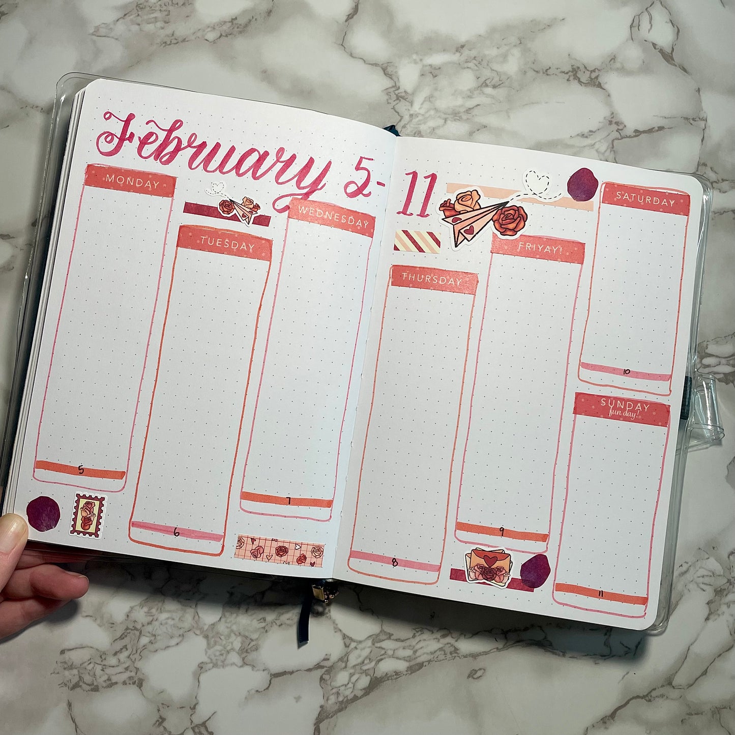 Valentine Themed Love Notes Color Sticker Sheet