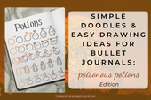 Simple Doodles & Easy Drawing Ideas for Bullet Journals: Poisonous Potions Edition