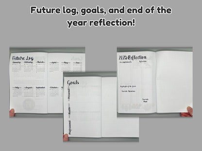 2025 Premade Bullet Planner Dot Journal