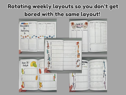 2025 Premade Bullet Planner Dot Journal