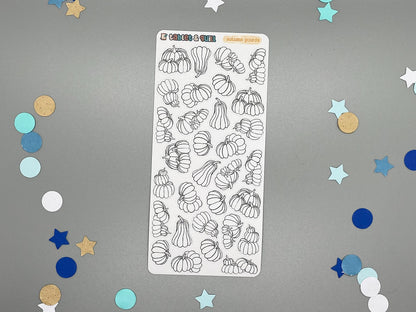 Autumn Pumpkins Sticker Bundle