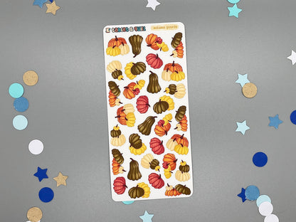 Autumn Pumpkins Sticker Bundle
