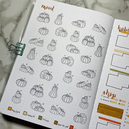 Autumn Pumpkins Sticker Bundle