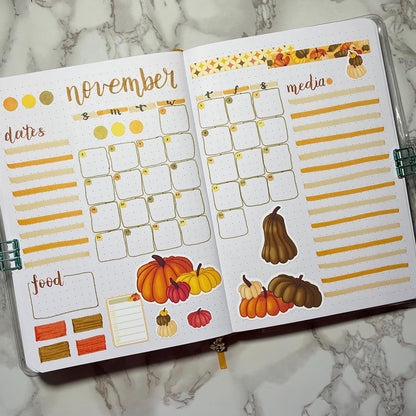 Autumn Pumpkins Sticker Bundle