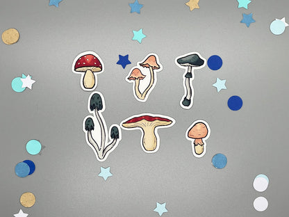 Charming Mushrooms Sticker Bundle