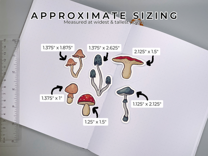 Charming Mushrooms Sticker Bundle
