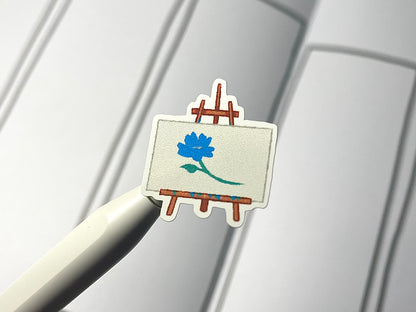 Art Themed Creative Endeavors Color Sticker Sheet
