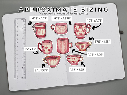 Valentine's Tea Sticker Bundle