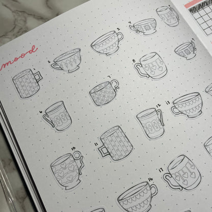 Valentine's Tea Sticker Bundle