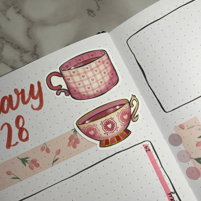 Valentine's Tea Sticker Bundle