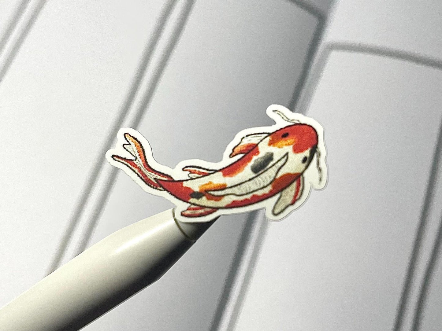 Dappled Koi, Koi Themed Color Sticker Sheet