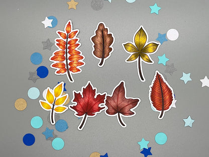 Autumn Leaves Sticker Bundle