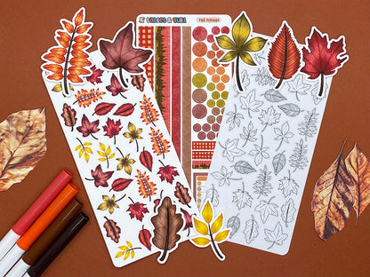 Autumn Leaves Sticker Bundle
