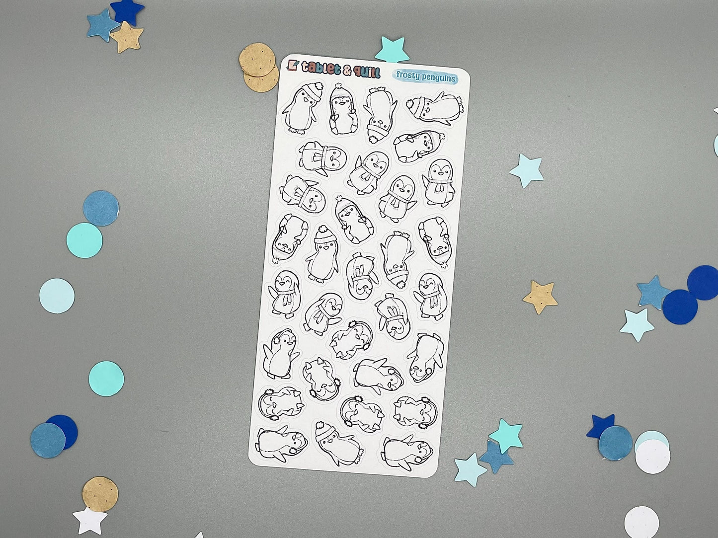 Frosty Penguins Sticker Bundle