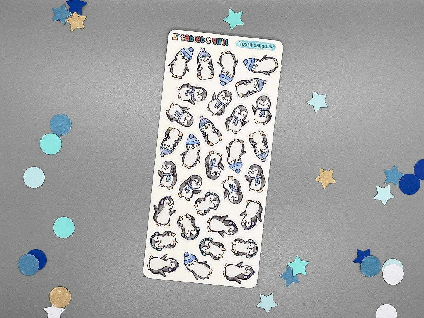 Frosty Penguins Sticker Bundle