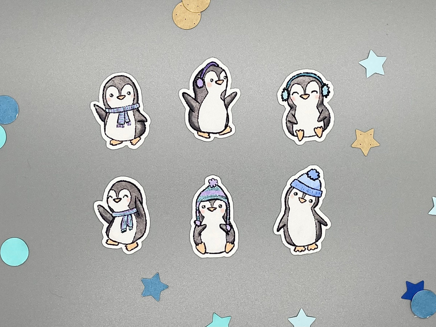 Frosty Penguins Sticker Bundle