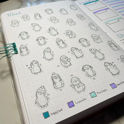 Frosty Penguins Sticker Bundle
