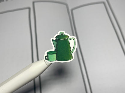 Camping Themed Great Outdoors Color Sticker Sheet