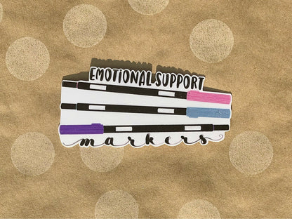 Journaling Themed Matte Paper or Laminated Vinyl Sticker