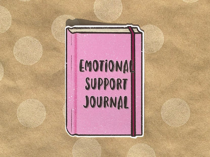 Journaling Themed Matte Paper or Laminated Vinyl Sticker