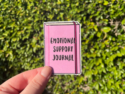 Journaling Themed Matte Paper or Laminated Vinyl Sticker