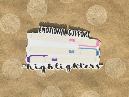 Journaling Themed Matte Paper or Laminated Vinyl Sticker