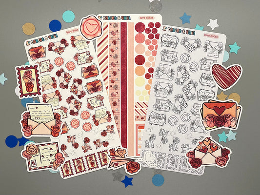 Valentine's Love Notes Sticker Bundle