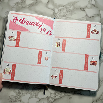 Valentine Themed Love Notes Color Sticker Sheet