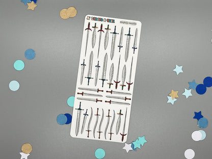 Mighty Swords Sticker Bundle