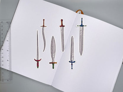 Mighty Swords Sticker Bundle