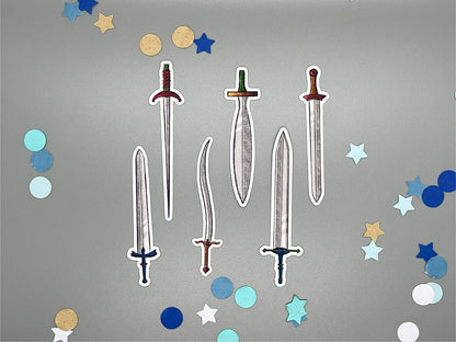 Mighty Swords Sticker Bundle