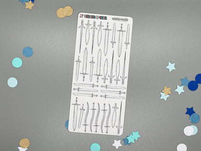Mighty Swords Sticker Bundle