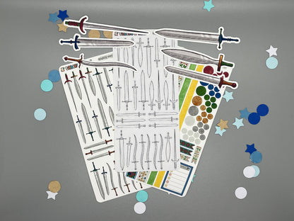 Mighty Swords Sticker Bundle