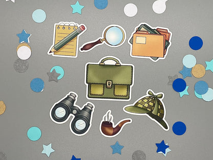 Mysterious Detective Sticker Bundle