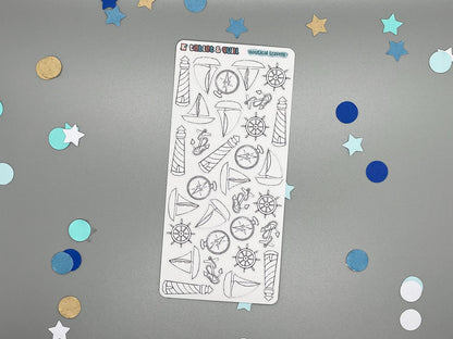 Nautical Travels Sticker Bundle