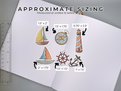 Nautical Travels Sticker Bundle