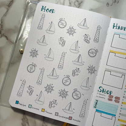 Nautical Travels Sticker Bundle