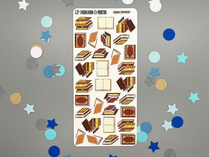 Page Turning Books Sticker Bundle
