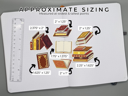 Page Turning Books Sticker Bundle