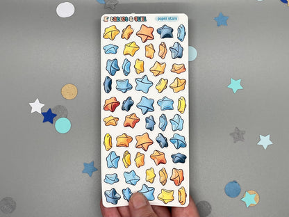 Paper Stars Sticker Bundle
