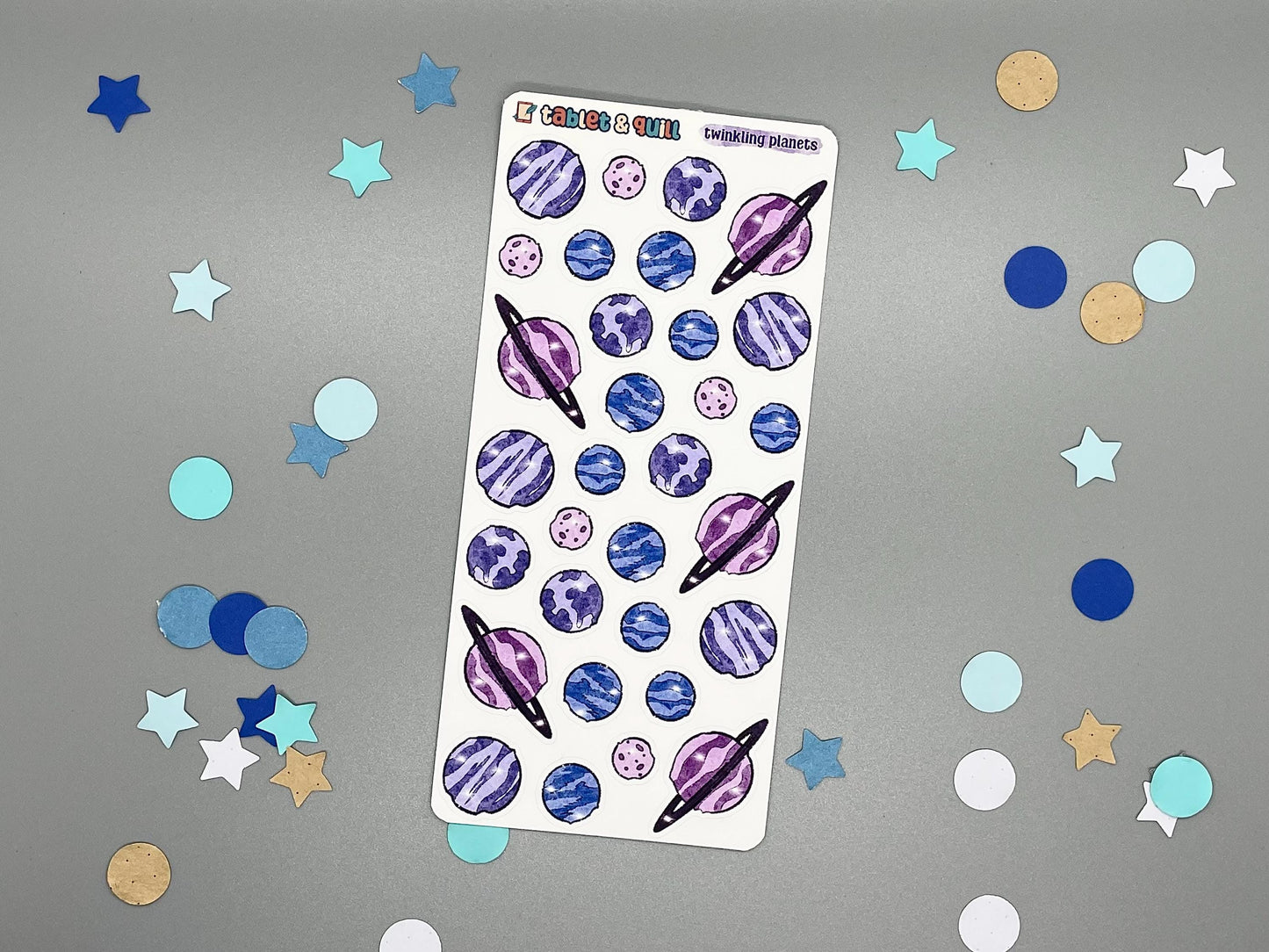 Twinkling Planets Sticker Bundle