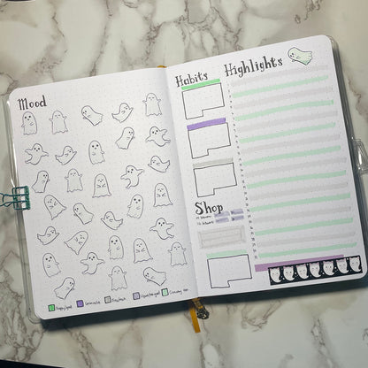 Spooky Ghosties Sticker Bundle