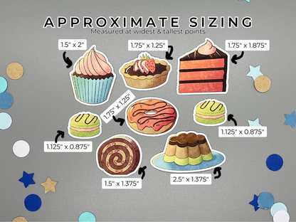 Sweet Confections (Desserts) Sticker Bundle