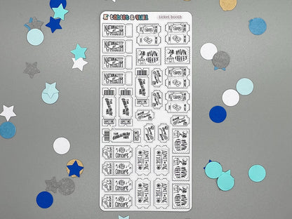 Ticket Booth Sticker Bundle