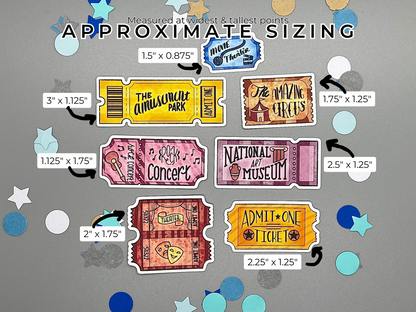 Ticket Booth Sticker Bundle