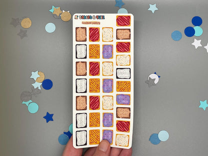 Toasted Pastry (Like Pop Tart) Color Sticker Sheet
